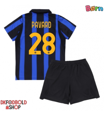 Inter Milan Benjamin Pavard #28 Hjemmebanesæt Børn 2026-27 Kort ærmer (+ korte bukser)